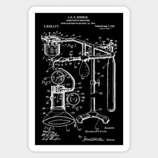 Anesthetic Machine Patent 1919, Medical Student Gift Magnet